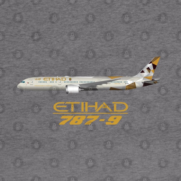 Etihad 787-9 by SteveHClark